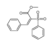 methyl 2-(benzenesulfonyl)-3-phenylprop-2-enoate Structure