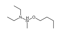 N-[butoxy(methyl)silyl]-N-ethylethanamine Structure