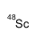 scandium-48 Structure