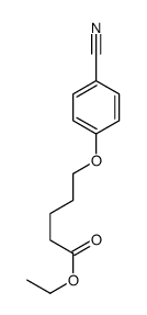 ethyl 5-(4-cyanophenoxy)pentanoate结构式