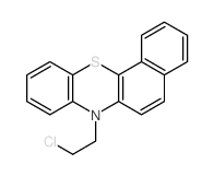 7-(2-chloroethyl)benzo[c]phenothiazine结构式