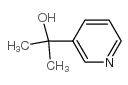 2-(吡啶-3-基)丙-2-醇结构式