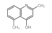 4-Quinolinol, 2,5-dimethyl- Structure