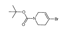 4-溴-5,6-二氢吡啶-1(2H)-羧酸叔丁酯结构式