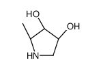 (2S,3S,4S)-2-methylpyrrolidine-3,4-diol结构式