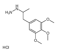 [1-(3,4,5-trimethoxyphenyl)propan-2-ylamino]azanium,chloride Structure