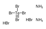 六溴碲酸铵结构式