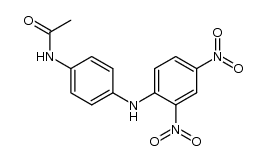 acetic acid-[4-(2,4-dinitro-anilino)-anilide] Structure