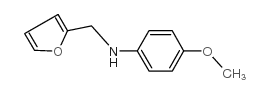 N-(furan-2-ylmethyl)-4-methoxyaniline structure