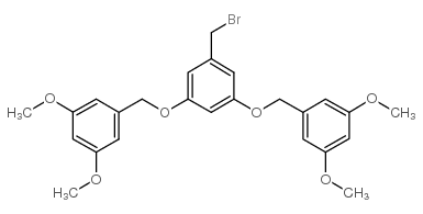 3,5-双(3,5-二甲氧基苄氧基)苄溴结构式