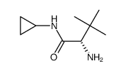 L-tert-leucine-N-cyclopropylamide Structure