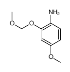 4-methoxy-2-(methoxymethoxy)aniline Structure