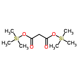 双(三甲基硅基)丙二酸酯结构式