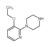 1-(3-乙氧基-2-吡啶)哌嗪结构式