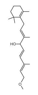 (2E,5E,7E)-9-methoxy-3,7-dimethyl-1-(2,6,6-trimethylcyclohex-1-en-1-yl)nona-2,5,7-trien-4-ol结构式