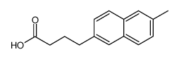 4-(6-methylnaphthalen-2-yl)butyric acid结构式