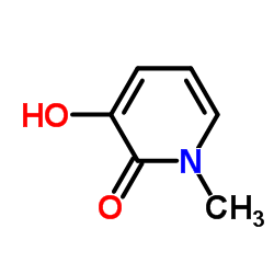 1-甲基-3-羟基-2(1H)-吡啶酮结构式