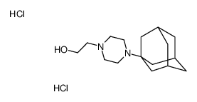 4-(1-金刚烷基)哌嗪二盐酸盐结构式