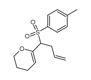 3,4-dihydro-6-[1'-(p-toluenesulfonyl)-3'-buten-1'-yl]-2H-pyran Structure