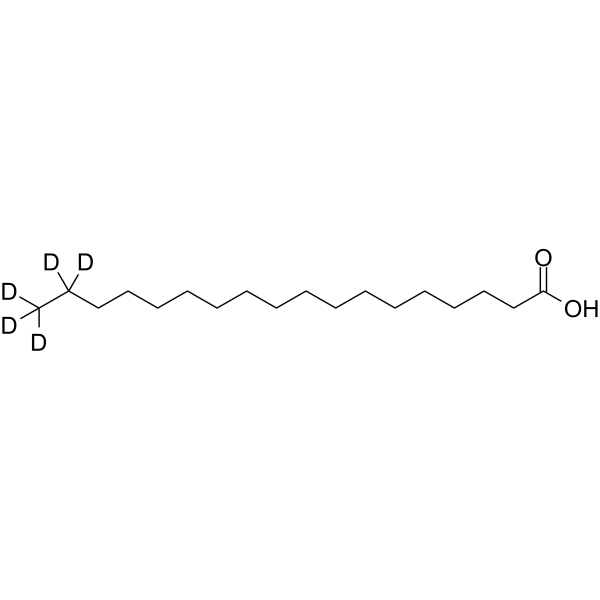 Stearic acid-d5 Structure
