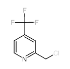 2-(氯甲基)-4-(三氟甲基)吡啶结构式