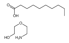 2-(2-aminoethoxy)ethanol,decanoic acid Structure