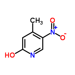 2-Hydroxy-4-methyl-5-nitropyridine structure