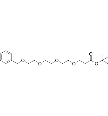 Benzyl-PEG4-Boc结构式