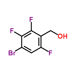 (4-Bromo-2,3,6-trifluorophenyl)methanol Structure
