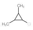 Cyclopropane,1-chloro-2,3-dimethyl-, (1a,2b,3b)- (9CI) Structure