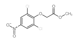 Acetic acid,2-(2,6-dichloro-4-nitrophenoxy)-, methyl ester结构式