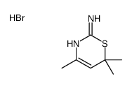 4,6,6-trimethyl-1,3-thiazin-2-amine,hydrobromide结构式