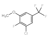 3-氯-2-氟-5-三氟甲基苯甲醚结构式