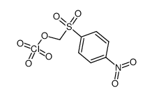 ((p-nitrophenyl)sulfonyl)methyl perchlorate Structure