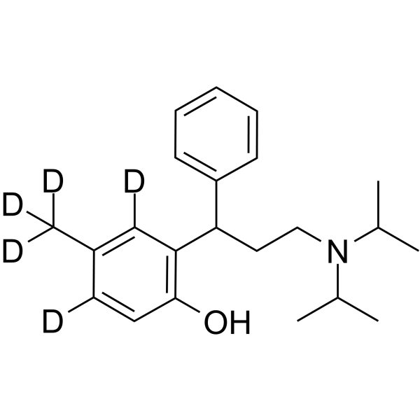 (Rac)-Tolterodine-d5 Structure