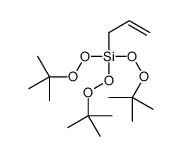 tris(tert-butylperoxy)-prop-2-enylsilane结构式