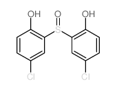 Phenol,2,2'-sulfinylbis[4-chloro- (6CI,7CI,8CI,9CI)结构式