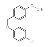 Benzene,1-chloro-4-[(4-methoxyphenyl)methoxy]- Structure