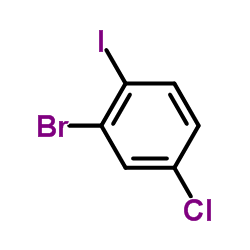 2-Bromo-4-chloro-1-iodobenzene Structure