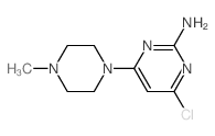 4-氯-6-(4-甲基哌嗪-1-基)嘧啶-2-胺结构式