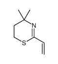 2-Vinyl-5,6-dihydro-4,4-dimethyl-4H-1,3-thiazine结构式