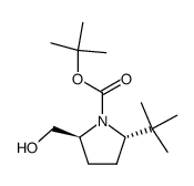 (2S,5S)-N-Boc-5-tert-butylprolinol Structure