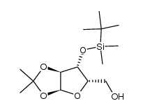 [(3aS,5S,6R,6aS)-6-(tert-butyl-dimethyl-silanyloxy)-2,2-dimethyl-tetrahydro-furo[2,3-d][1,3]dioxol-5-yl]-methanol结构式