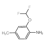 2-(Difluoromethoxy)-4-methylaniline Structure