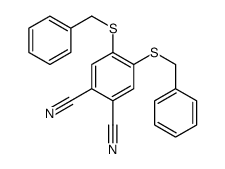 4,5-bis(benzylsulfanyl)benzene-1,2-dicarbonitrile Structure