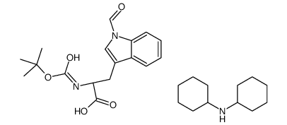 N-[(tert-butoxy)carbonyl]-1-formyl-L-tryptophan, compound with dicyclohexylamine (1:1) picture