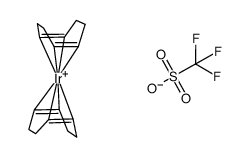 bis(1,5-cyclooctadiene)iridium(I) triflate Structure