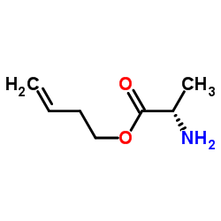 3-Buten-1-yl L-alaninate Structure