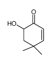 6-hydroxy-4,4-dimethylcyclohex-2-en-1-one Structure
