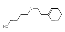 4-{[2-(1-环己烯-1-基)乙基]氨基}-1-丁醇结构式